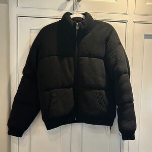 NAADAM Cashmere Black Puffer Down Jacket